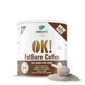 Nature's Finest by Nutrisslim OK! Fatburn Coffee: Instant Kaffee Pulver mit L-Carnitin, Guarana und Holunder - Idealer Abnehmen Kaffee und Natürlicher Energy Drink, Veganer Kaffee, Glutenfrei