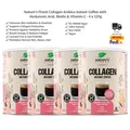 Nature's Finest Kollagen Arabica Instantkaffee mit Hyaluronsäure & Biotin x4