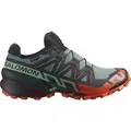 Salomon Herren Speedcross 6 GTX Trailrunningschuhe - 42 2/3 - North Atlantic/Black/Cherry Tomato