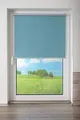 K-Home® Thermo Springrollo/Mittelzugrollo mit modernen Struktur Stoff JADEGRÜN B80 x H200 cm