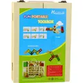 Lean Toys Kleines Heimwerker-Set Holz-Werkzeugkasten 35-tlg. (66583815)