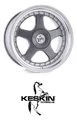 4x Keskin KT1 10x18 5/100,0 ET25 Titan Grey Lip Polish