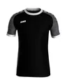 JAKO Iconic Trikot Kinder Schwarz, Anthrazit, Gr. 164 - Nachhaltiges Sport Shirt Kurzarm aus 100% recyceltem Polyester, Feuchtigkeitstransportierend
