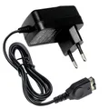 OcioDual Netzteil Ladekabel 2Pin EU Wandladeadapter Schwarz Kompatibel mit DS Game Boy Advance SP NDS GBASP Ladegerat Lade Kabel Europlug AC Charger