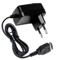 Netzteil Ladekabel 2Pin EU Wandladeadapter Schwarz Kompatibel mit GBA SP DS