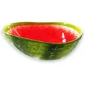 Lashuma Salatschüssel Melone, Keramik, (1-tlg), Handbemalte Servierschale in Melonen Optik Ø 25 cm bunt Ø 25 cm x 11 cm