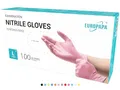 EUROPAPA® 100x Nitrilhandschuhe Box Einweghandschuhe, Einmalhandschuhe, Untersuchungshandschuhe, Nitril Handschuhe, puderfrei, ohne Latex, steril, latexfrei, disposible gloves (L, Pink)