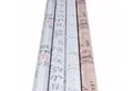 Levandeo® Dekoobjekt, 4 Rollen Geschenkpapier Set 70x200cm Geburtstag Weiß Braun Freunde