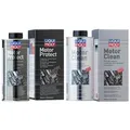 Motorpflege LIQUI MOLY Set Motor Protect Additiv + MotorClean Motorspülung 500ml