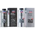 Motorpflege LIQUI MOLY Set Motor Protect Additiv + MotorClean Motorspülung 500ml
