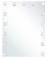 Rahmenloser Spiegel mit LED rechteckig 40x50 cm Lucenay