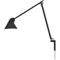 Louis Poulsen NJP Wandleuchte Langer arm Mit Schnur, ohne wall box LED 3000K 10W Black