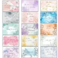 Geburtstagskarten Set mit 15 Klappkarten und Umschlägen Aquarell Zart Pastell