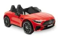 CARETERO - Kinder Elektroauto - Kinderauto Elektrisch - Kinder Auto ab 3, Mercedes-Optik SL63, batteriebetriebenes Auto mit Gurt, Eva-Rädern und USB-Musikpanel für Jungen und Mädchen - Rot