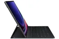 Samsung Book Cover Keyboard Slim EF-DX910 für das Tab S9 Ultra, Einteiliges Tablet Cover, Tablet-Hülle, schlankes, leichtes Design, QWERTZ-Tastatur, POGO-Pin, S Pen Fach, Black