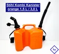 Stihl Kombi Kanister orange 3 L / 1,5 L Kompakt Standard 0008810124 00008810124