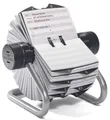 DURABLE Telefon-/Adress-Rollkartei silbergrau, für 500 Adress,- Telefonkarten