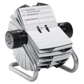 DURABLE Telefon-/Adress-Rollkartei Telindex silber, für 500 Adress,-...