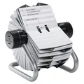DURABLE Telefon-/Adress-Rollkartei Telindex silber, für 500 Adress,- Telefonkart
