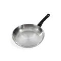 BK Cookware Bold Edelstahl Bratpfanne 24cm, induktionsgeeignet, satinierte Oberfläche, Stay Cool Griff, spülmaschinenfest, silber