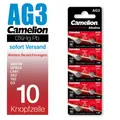 Camelion LR41 AG3 392 SR41W GP92A G3 192 Knopfzellen Batterien MHD 10-2029
