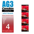 Camelion LR41 AG3 392 SR41W GP92A G3 192 Knopfzellen Batterien MHD 10-2029