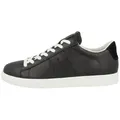 Ecco Street Lite Damen Sneaker Turnschuhe, Sportschuhe, Freizeitschuhe, Halbschuhe, Schnürschuhe schwarz 40 EU