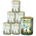 Dehner Best Nature Junior, Pute / Kalb / Vollkornnudeln, 6 x 400 / 800 g Dose Kalb, Nassfutter für: Hunde, Nassfutter für Welpen und junge Hunde