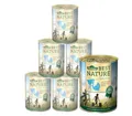 Dehner Best Nature Hundefutter, Nassfutter getreidefrei, für Welpen und junge Hunde, Pute / Kalb / Vollkornnudeln, 6 x 400 g Dose (2.4 kg)