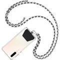 Handyband, Smartphone Zubehör, Nylon, Universal, Schwarz-Weiß, verstellbar