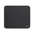 Logitech Mouse Pad - Studio Series, Computer-Mauspad mit Anti-Rutsch-Gummiboden, Leichtes Gleiten, Spritzwassergeschützt, Langlebige Materialien, Tragbar, Frisches, modernes Design - Grau