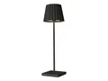 SOMPEX Geschirr-Set Akku-Tischleuchte 38 cm 2,4 W Troll 2.0 schwarz, Aluminium