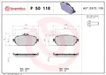 Bremsbeläge vorne BREMBO P 50 118