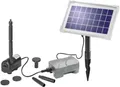Esotec 101709 Rimini Plus Solar-Pumpenset mit Akkuspeicher