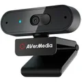 Avermedia Streaming-Box AVerMedia 1080p30 Webcam für Streaming mit Autofokus., (Kleine Geräte der Informations- und Telekommunikationstechnik), Autofokus für klare Bilder blau