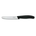 Victorinox Allzweckmesser mit Wellenschliff Swiss Classic - Schwarz