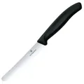 VICTORINOX Gemüsemesser Swiss Classic silber, schwarz