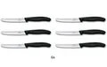 6x VICTORINOX Schweiz Tomatenmesser Allzweckmesser Frühstücksmesser SCHWARZ