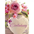 Einladungskarte mit Text Pack mit 5 Stück inkl. Umschlag KOMMA³ 54-006 (40573195