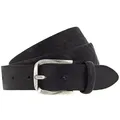 b.belt Ledergürtel Silver Ledergürtel aus echtem Leder schwarz W100