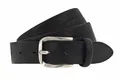 b.belt Silver Ledergürtel W100 Gürtel Schwarz