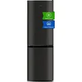 CHiQ FBM157 Kühl-Gefrier-Kombination, Low Frost, Kühlschrank 109L, Gefrierschrank 48L, Innenbeleuchtung, umstellbare Tür, freistehend, Schwarz - Schwarz