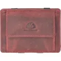 Greenburry Vintage Magic Geldbörse RFID Leder 10 cm - Rot
