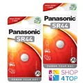 2 Panasonic Sr44 Silberoxid-Batterien 1.55V 1Bl 357 Epx76 Ag13