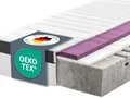 Ravensberger Matratzen Struktura-MED Gel Komfortschaummatratze – 7-Zonen – 140 x 220 cm – Härtegrad H4 – mit Gel-Auflage – waschbarer Tencel-Bezug – Oeko-TEX® Zertifiziert – produziert in Deutschland