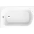 Bad Land Badewanne Rechteck MINI 100x65 Mit AcrylSchürze Ablauf Füße