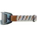 John Doe JD/One Midnight Motocross Brille, weiss-blau für Männer
