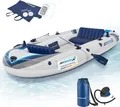 ArtSport Schlauchboot 322 cm für 4 Personen - aufblasbar, 2 Sitzbänke & Zubehör