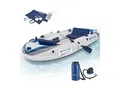 ArtSport Schlauchboot 322 cm für 4 Personen - Paddelboot aufblasbar mit 2 Sitzbänken & Zubehör