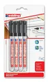 edding 400 Permanentmarker, 1mm, 4er Set schwarz | edding 400 | 4-400-4-1001
